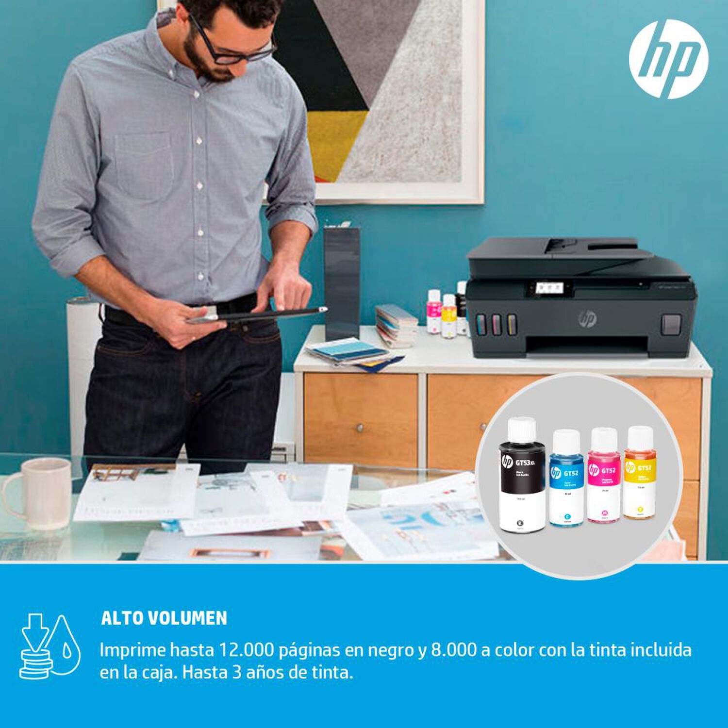 Impresora Multifuncional HP Smart Tank 530 image number 4.0