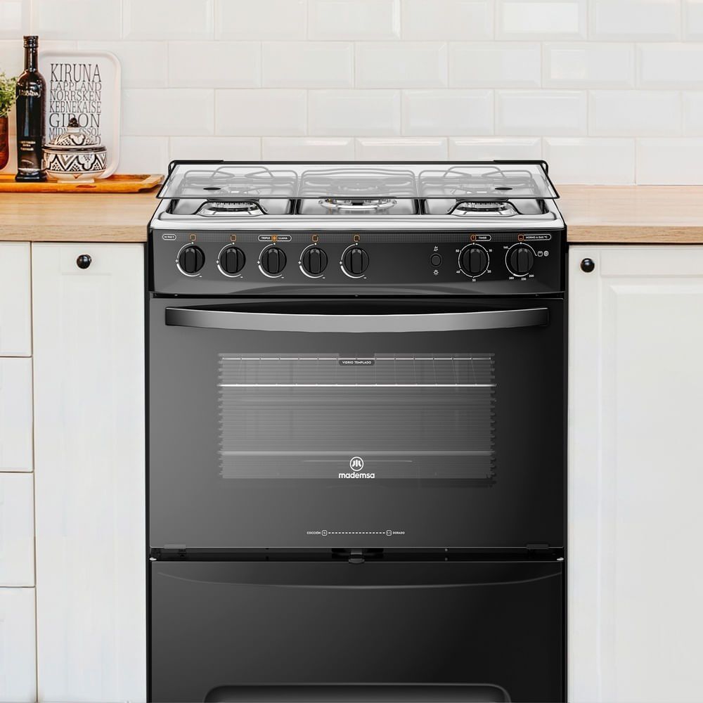 Cocina A Gas Mademsa 5 Platos Negro M 940 T image number 2.0