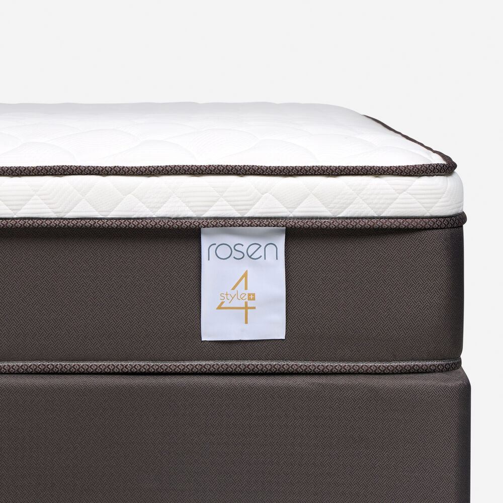 Cama Europea Rosen New Style 4 Plus / 1.5 Plazas / Base Normal image number 4.0