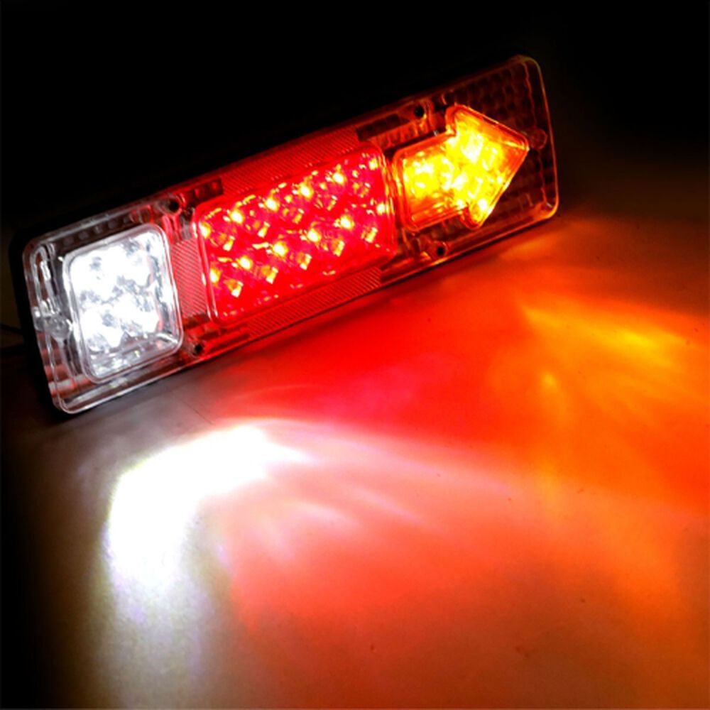 Kit 2 Focos Luz Led Trasera 12v Para Autos Camion Universal image number 2.0