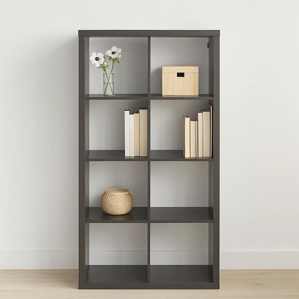 Estante Modular Zyno Con 8 Compartimentos - Negro image number 8.0