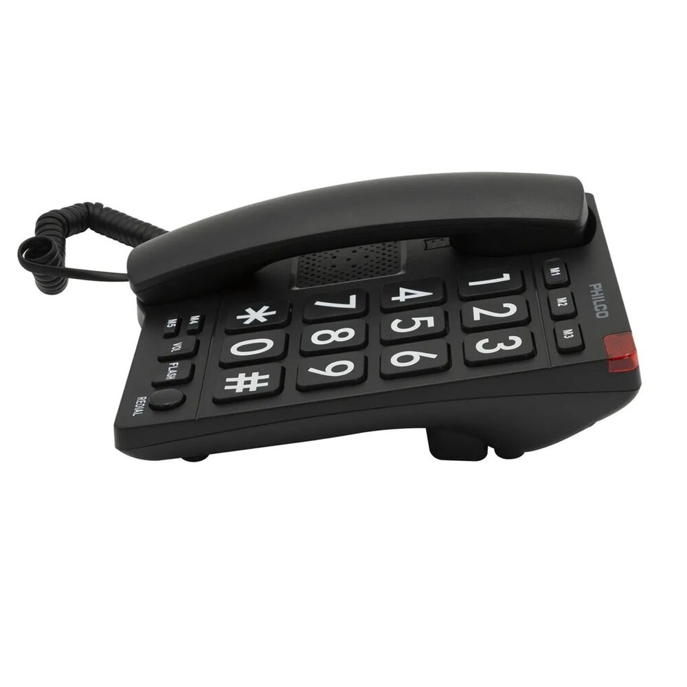 Telefono Numeros Grandes Philco Negro 170bk image number 1.0