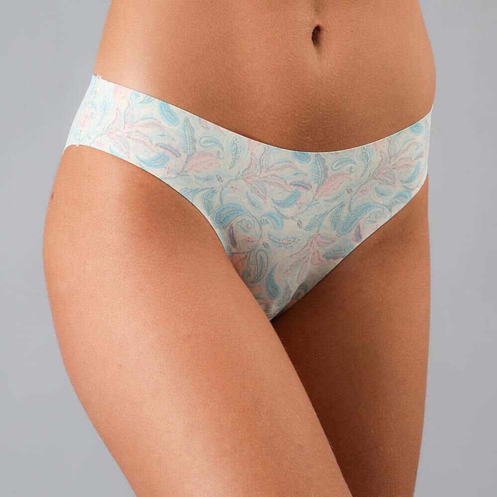 Pack 3x Bikini Microprint Bonded Flores image number 4.0
