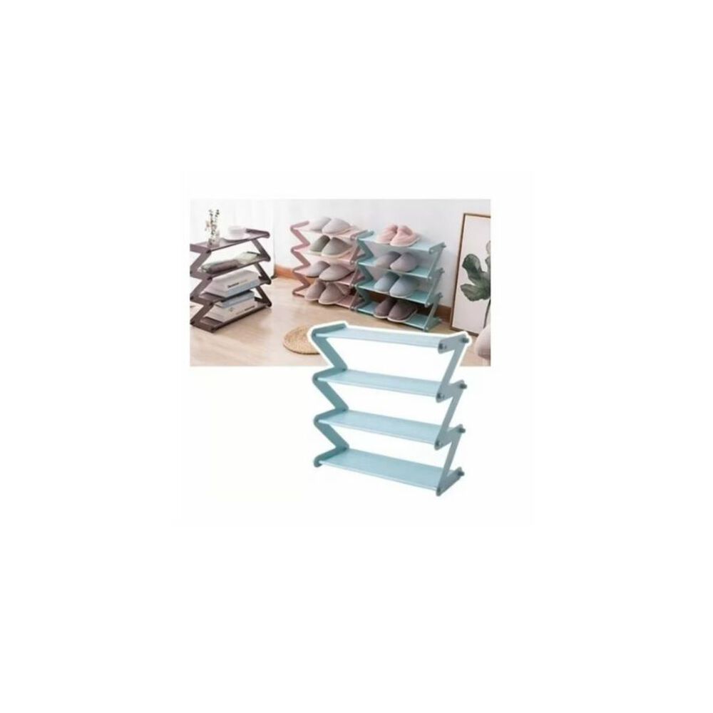 Organizador De Zapatos Dise&ntilde;o Z Multiuso 4 Niveles Zapatero image number 3.0