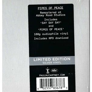 Paul Mccartney - Pipes Of Peace (sylver Vinyl) | Vinilo