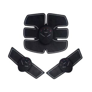 Electro Fisico Ems Negro 19cm Estimulador Muscular Port&aacute;til