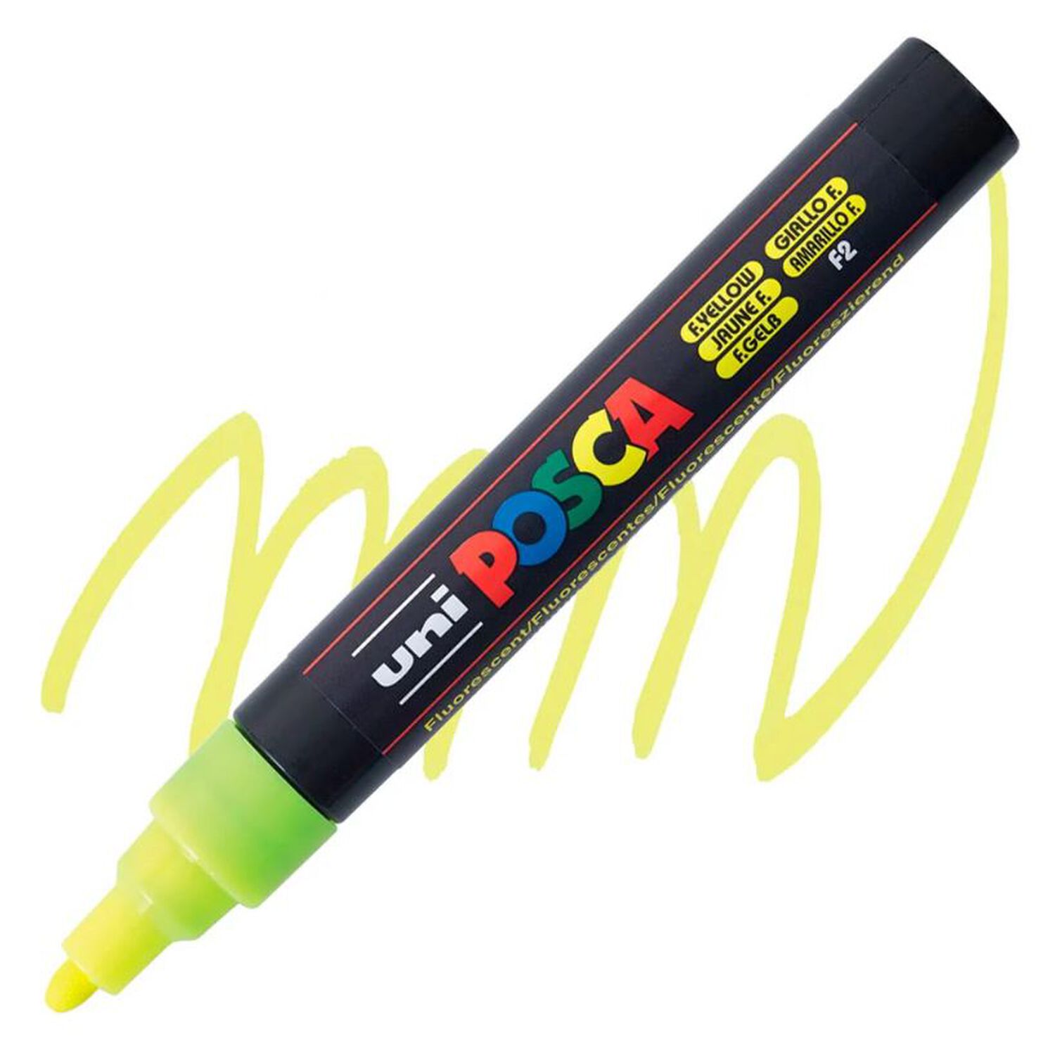 Marcador Acr&iacute;lico Amarillo Fluor 5m Posca image number 0.0