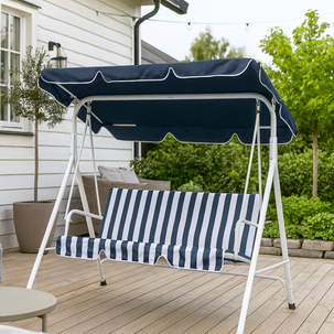 Columpio De Terraza Casaideal Belice Azul / 150 Kg