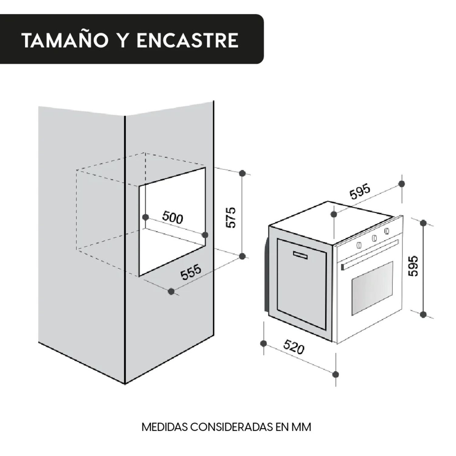 Horno Empotrado Elegance Iii Con Grill 60 Lts Fdv image number 12.0