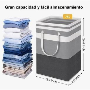 Cesto Grande P/ropa Sucia Y Lavander&iacute;a Plegable