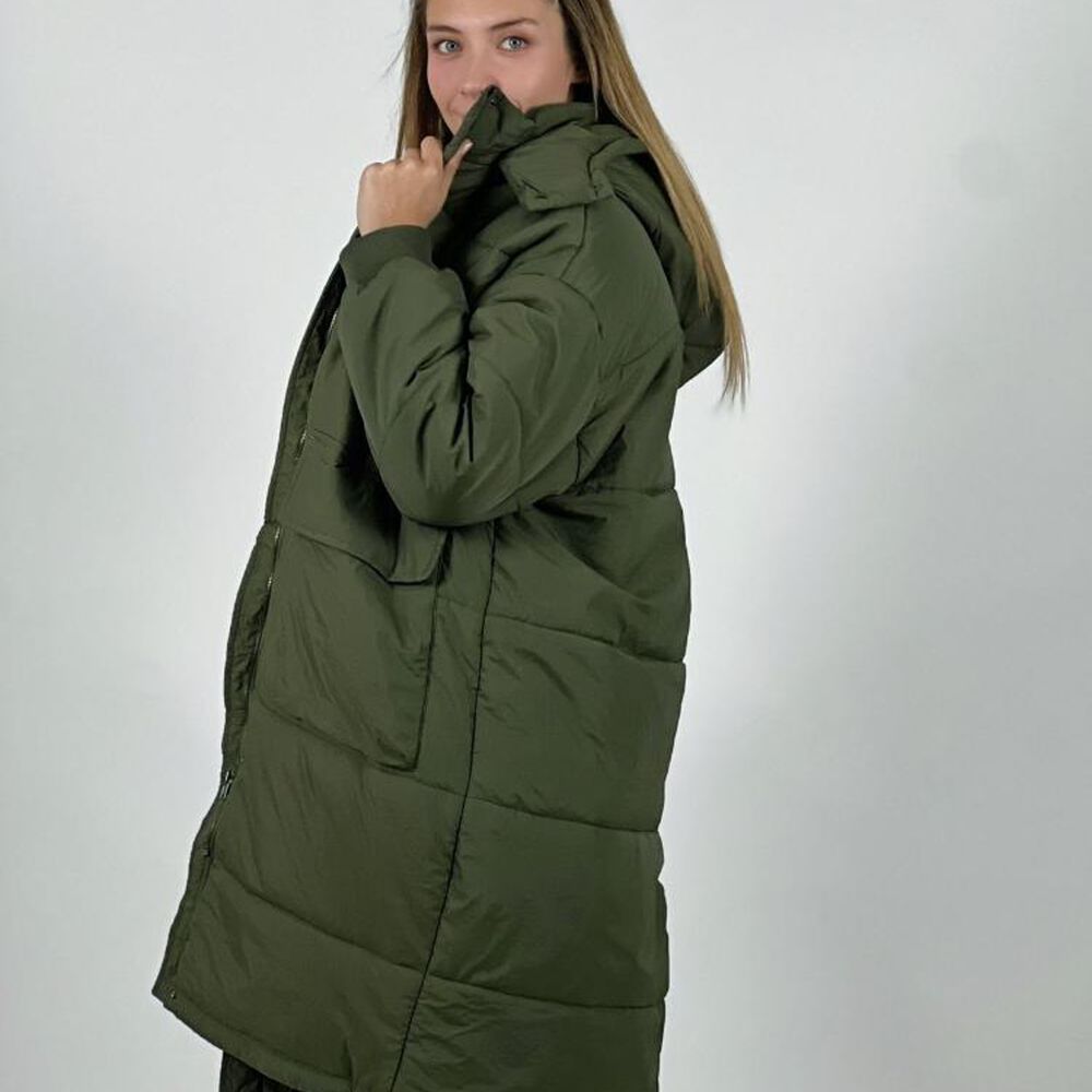 Parka Acolchada Bolsillos Cargo image number 11.0