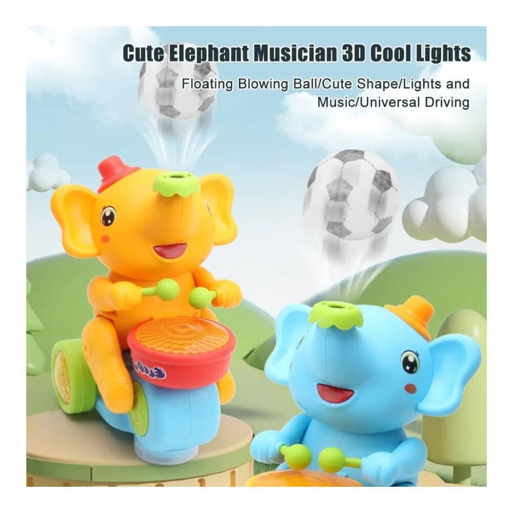Juguete Elefante M&uacute;sico Con Luces Y Sonido Ni&ntilde;os Azul image number 3.0