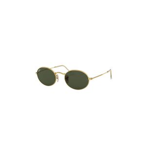 Lentes De Sol Oval Gold Green Ray-ban