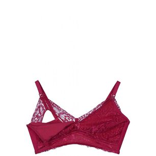 Sosten Lactancia Full Encaje Rojo 2rios