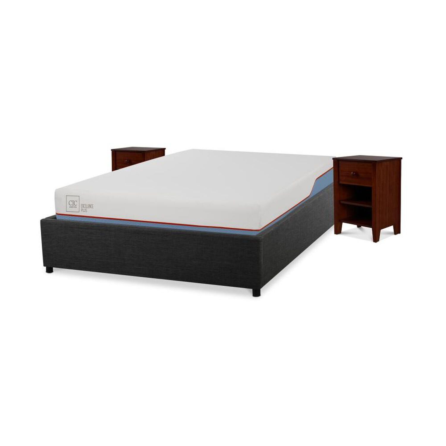 Cama Ba&uacute;l Cic Excellence Plus / 2 Plazas / Base Normal + Velador image number 4.0