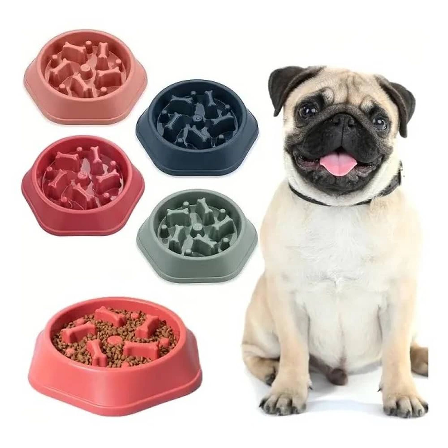 Plato Anti Ansiedad Perro Plato De Entrenamiento Perro Lento image number 0.0