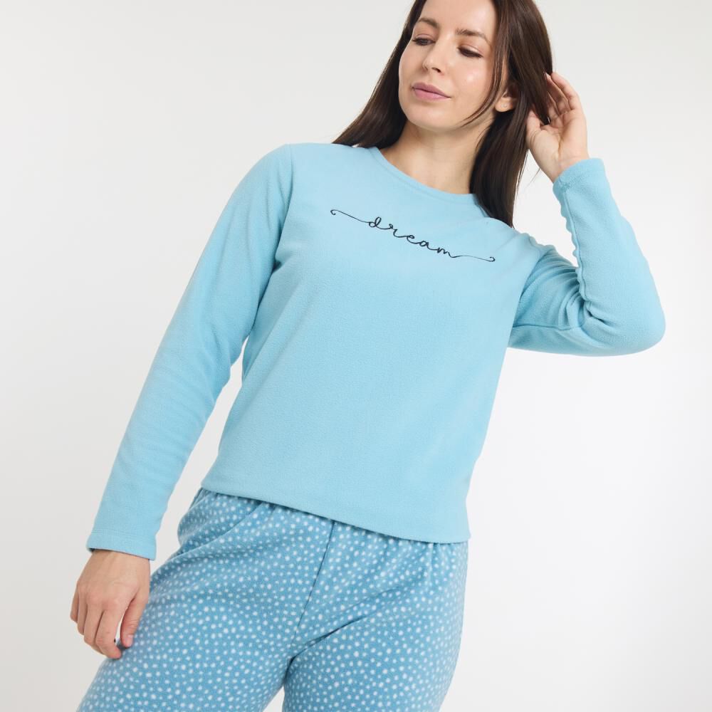 Pijama Polar Manga Larga Mujer Geeps Secret image number 4.0