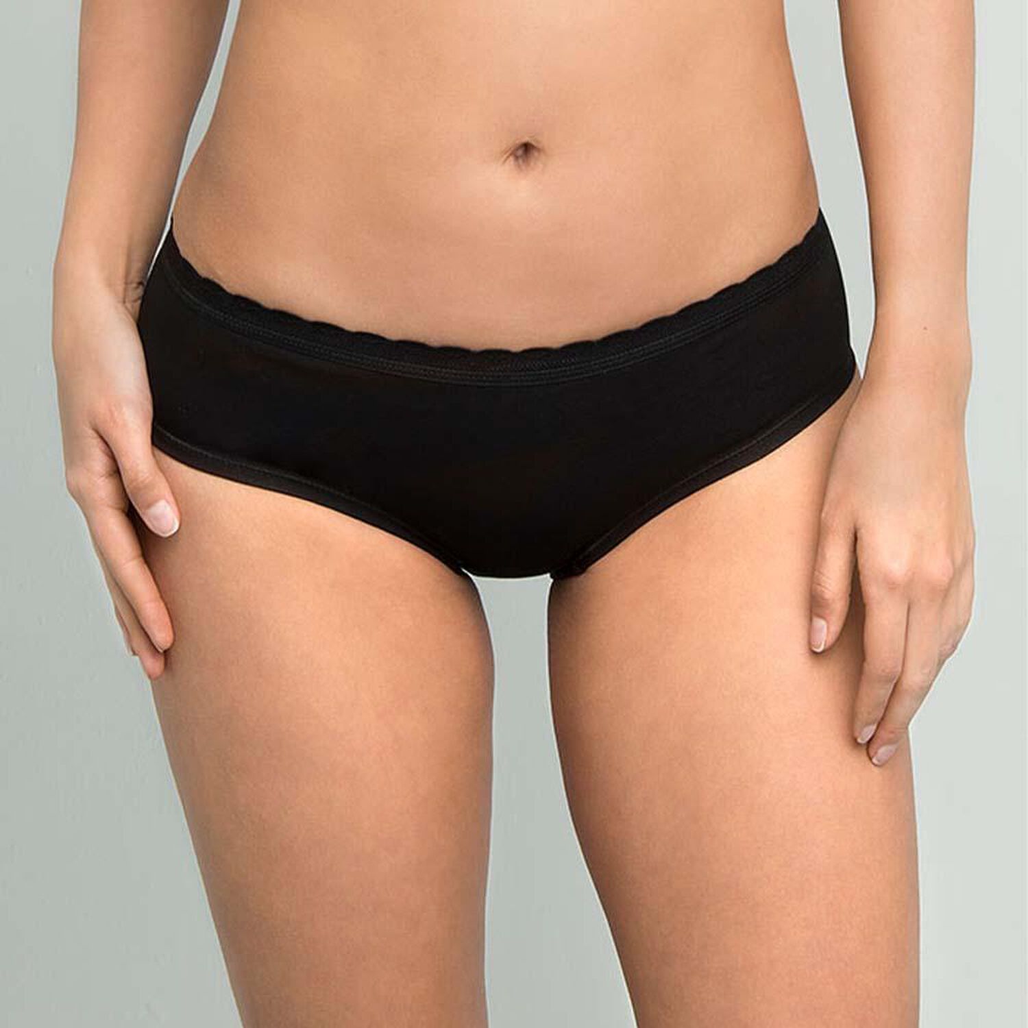 Pack Calz&oacute;n Maxi Algod&oacute;n Elasticado Mujer Intime / 2 Unidades image number 1.0