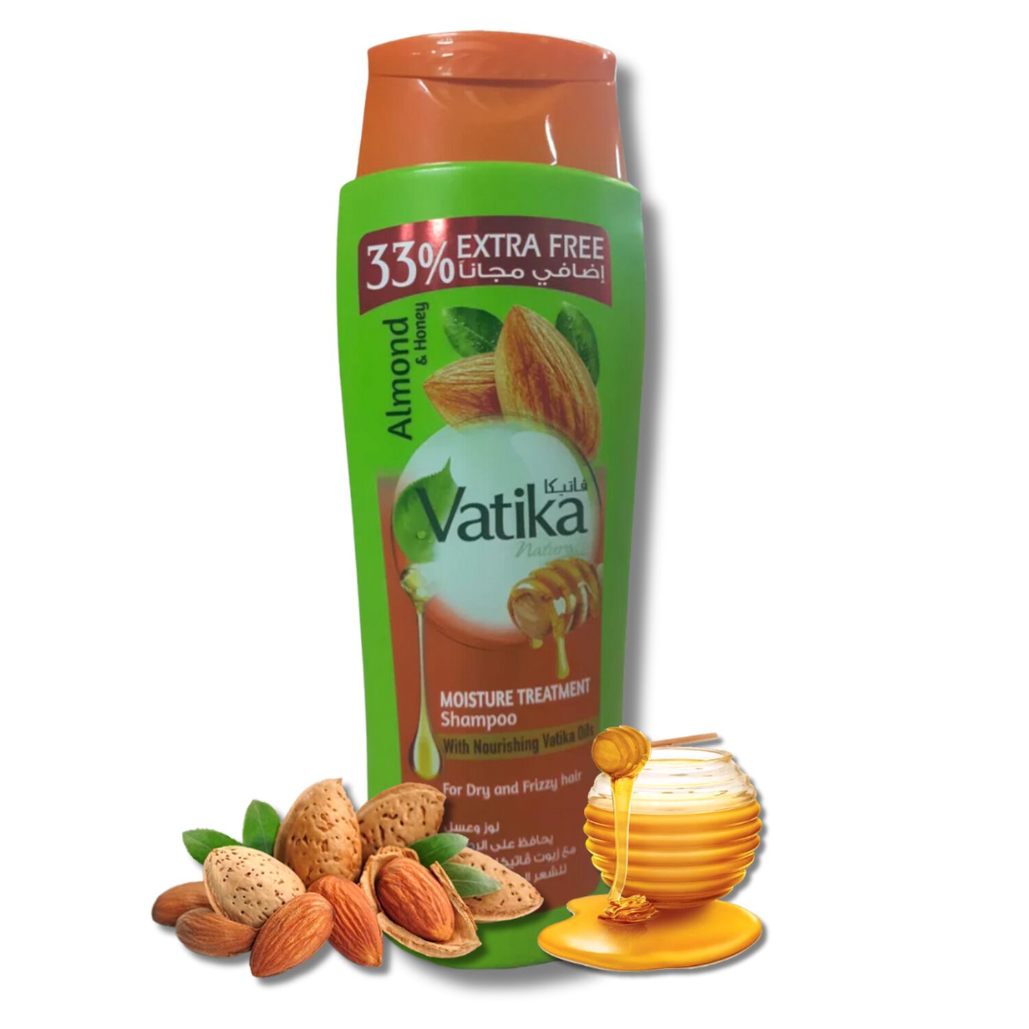 Shampoo Vatika Almendra & Miel 400 Ml 33% Extra image number 0.0