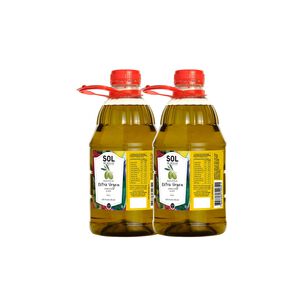 Aceite De Oliva Extra Virgen Sol De Aculeo Medio 2x2000ml
