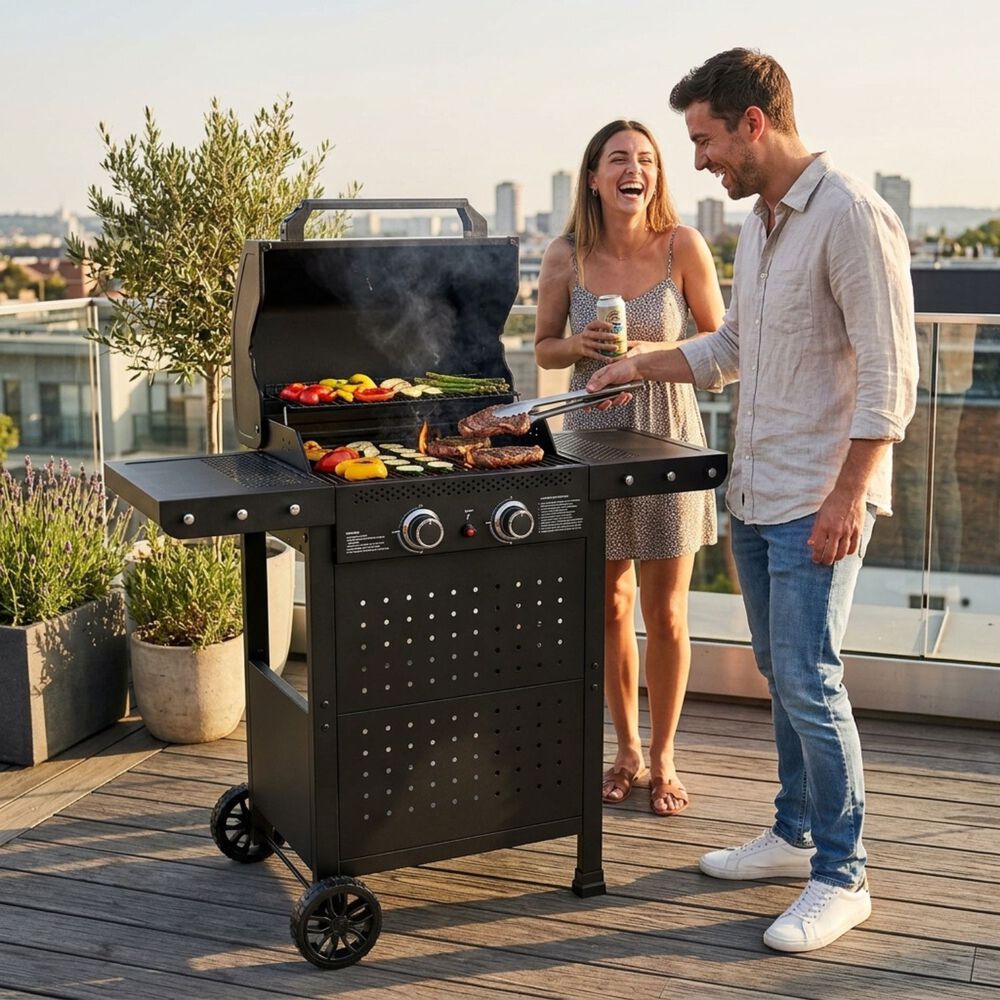 Parrilla Gas Vermont 2b Black image number 5.0