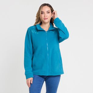 LESAGE POLERÓN POLAR BORDADO DE FLORES CUELLO ALTO MUJER LESAGE