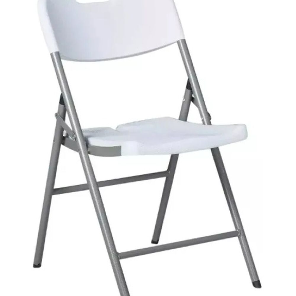 2 Silla Plegable Shorbull Plastico Blanca Resistente Evento Color Blanco Silla Plegable Blanca image number 3.0
