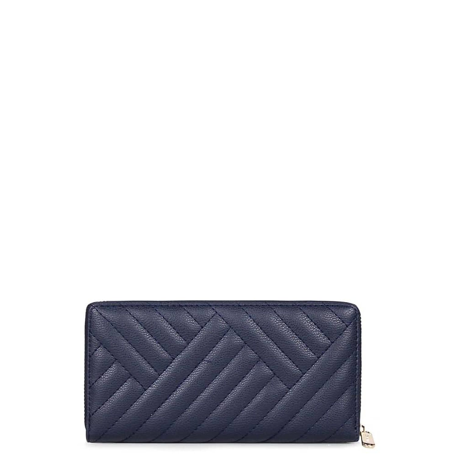 Billetera De Mujer Ava Azul Carven image number 3.0