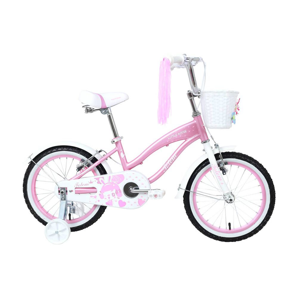 Bicicleta Totem Infantil Aro 16 Little Rouse Color Rosado image number 1.0