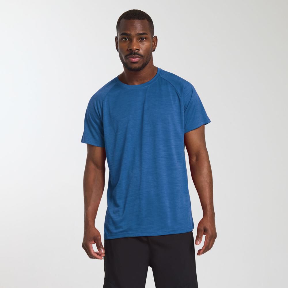 Polera Deportiva Manga Corta Cuello Redondo Hombre Wetland image number 0.0