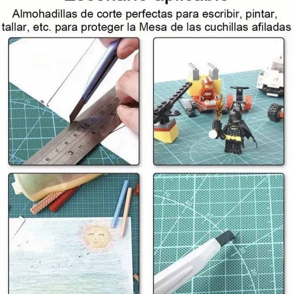 Base Tabla Salvacorte A2 Tapete Mat Cutting 45x60cm 3 Capas image number 3.0