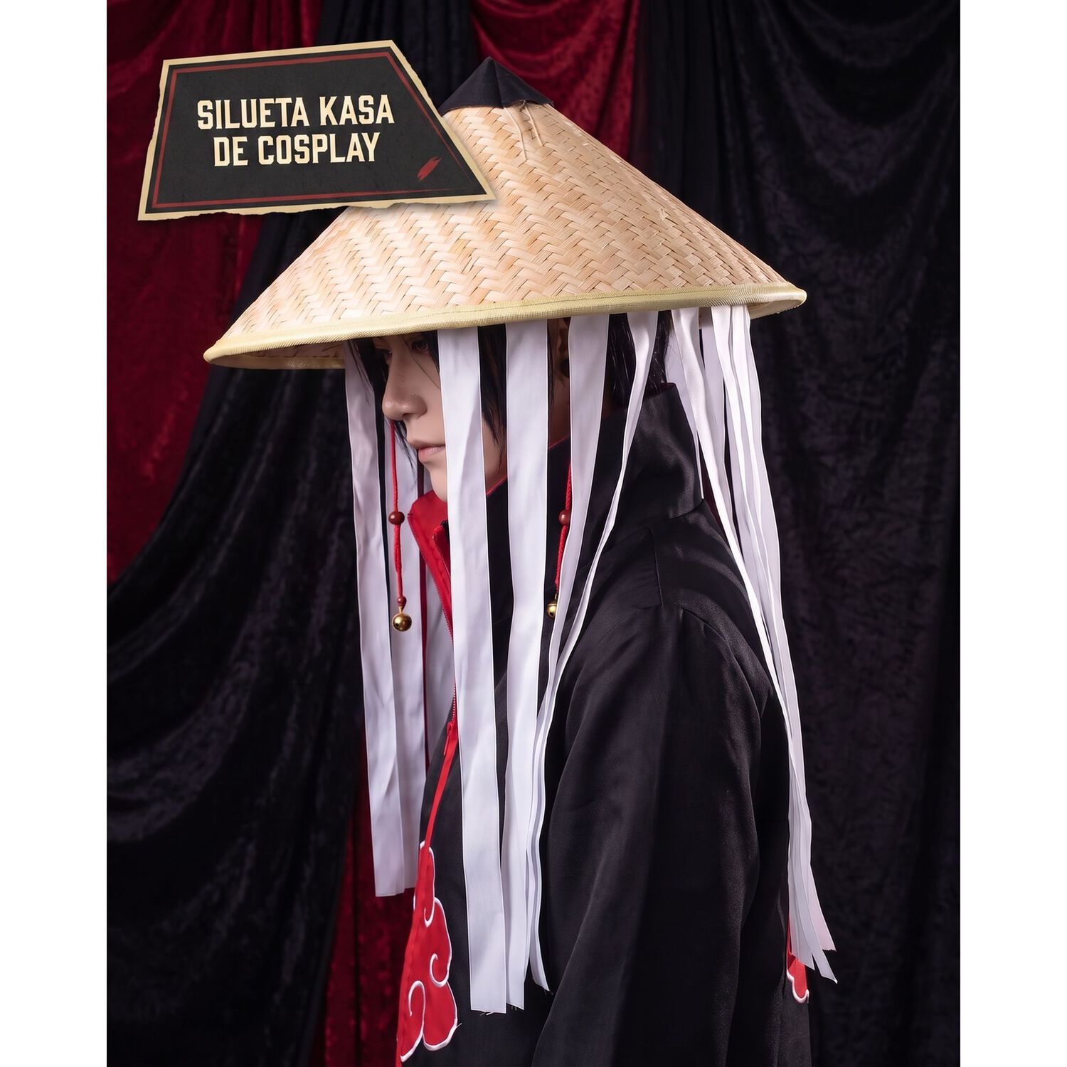 Sombrero De Paja Akatsuki Itachi Cosplay image number 4.0