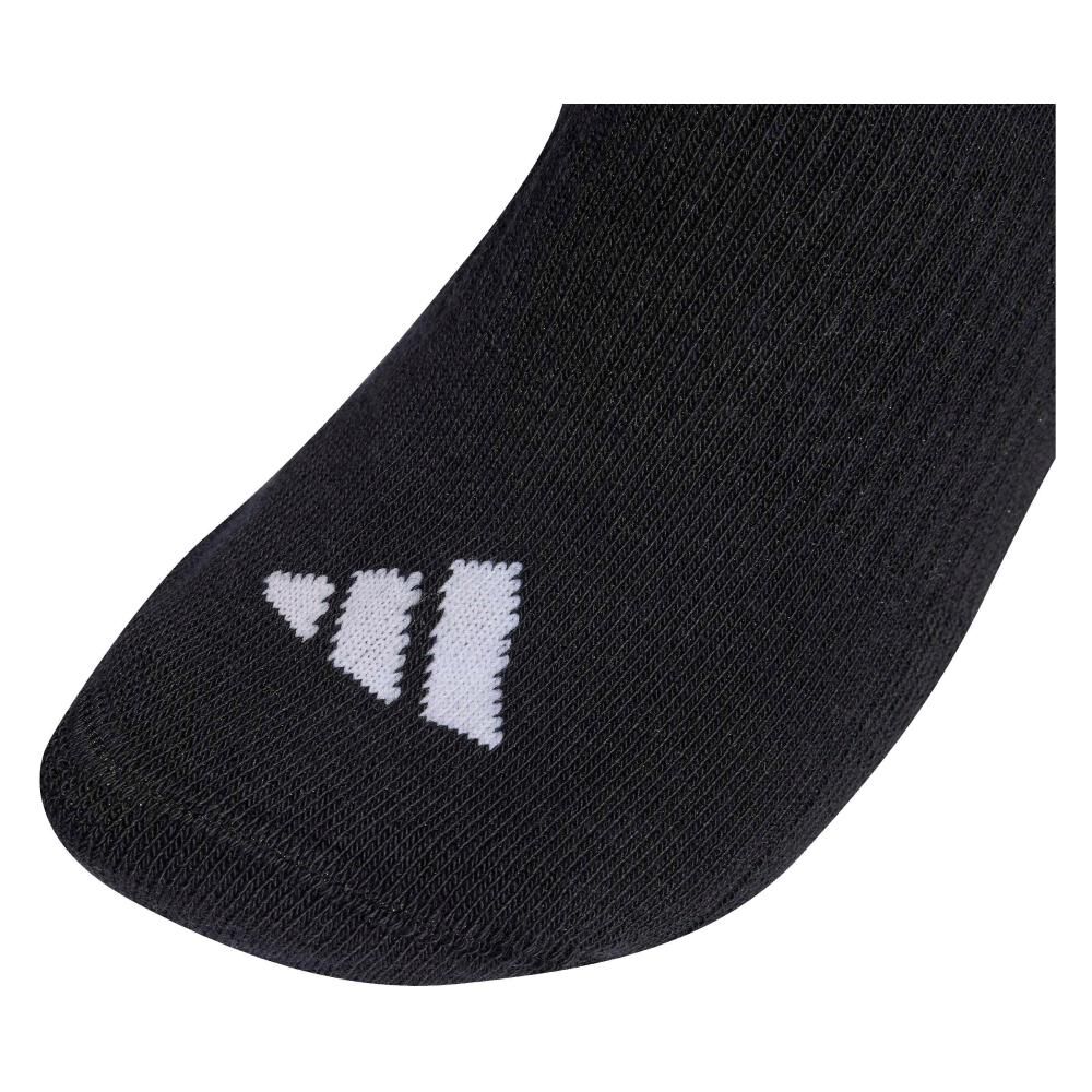 Calcetines Deportivos De Media Ca&ntilde;a Con Acolchado 3 Stripes (3 Pares) Adidas image number 4.0