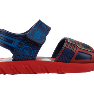 Sandalia Infantil Rojo/azul Marvel Team Ipanema