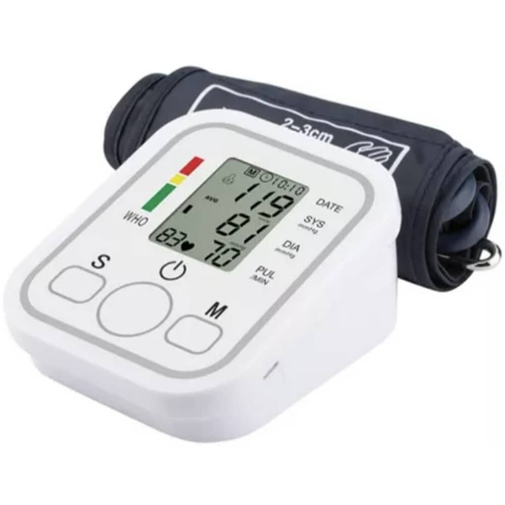 Tensi&oacute;metro Digital De Brazo Medidor Presion Arterial Pulso Color Blanco image number 1.0