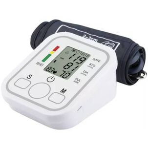 Tensi&oacute;metro Digital De Brazo Medidor Presion Arterial Pulso Color Blanco