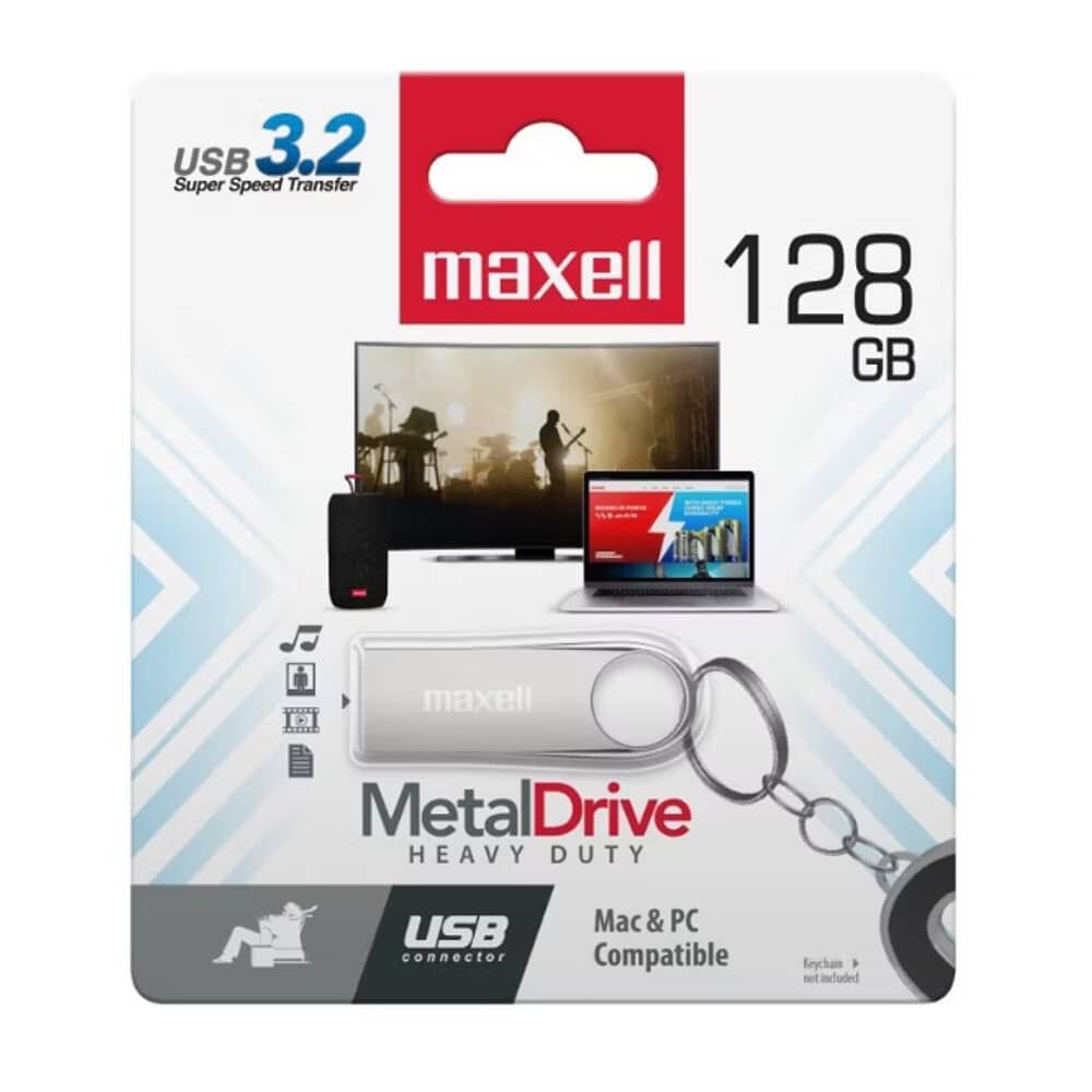 Pendrive Maxell Metal 128gb Usb 3.2 image number 0.0