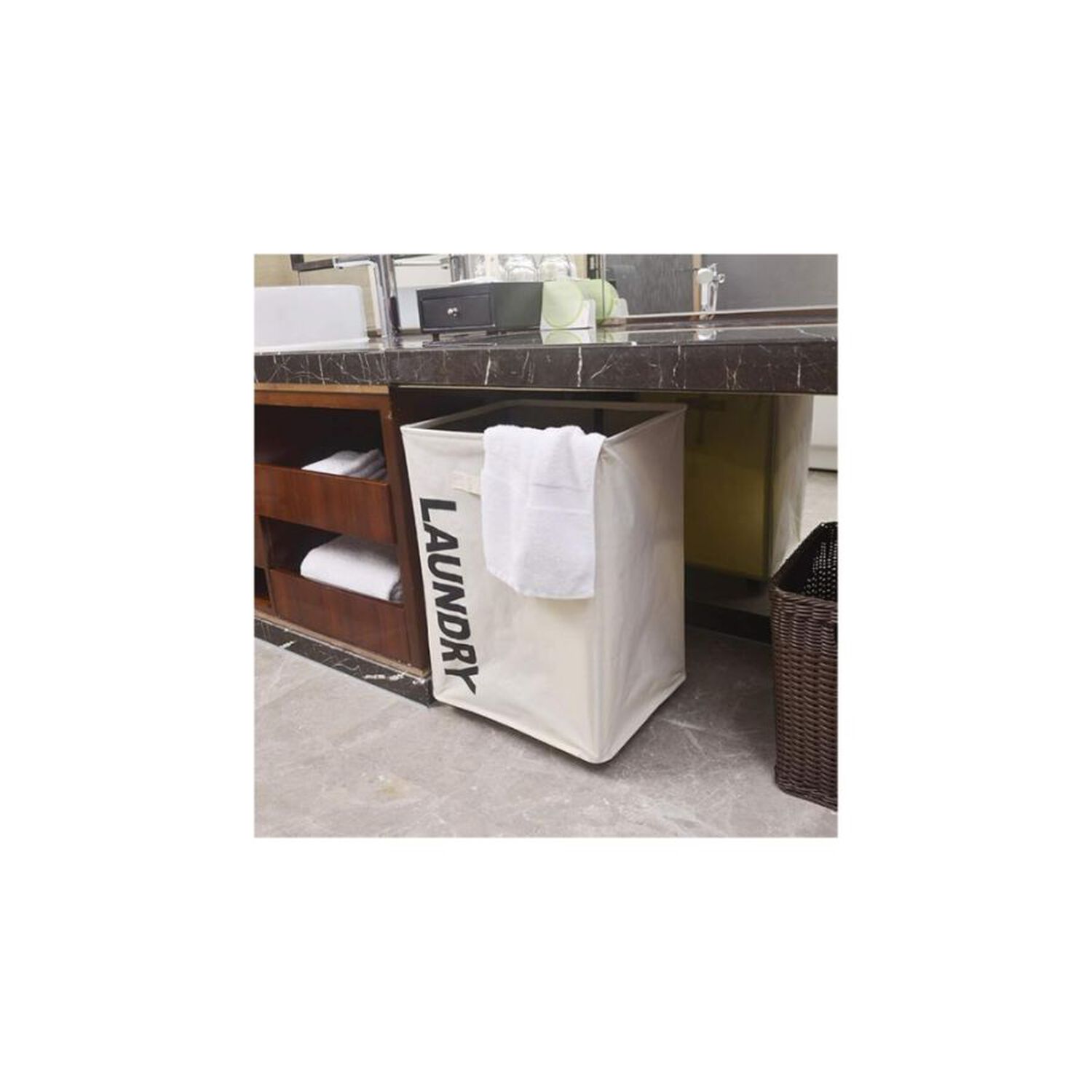 Cesta Plegable Para Ropa Organizador De Lavanderia image number 3.0