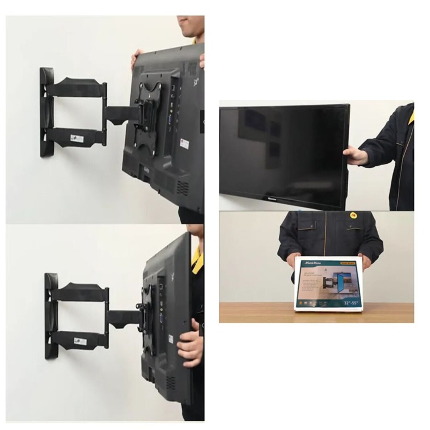Base Soporte Tv Pared 3 Brazos Ajustable 32 A 55 Pulgadas image number 7.0