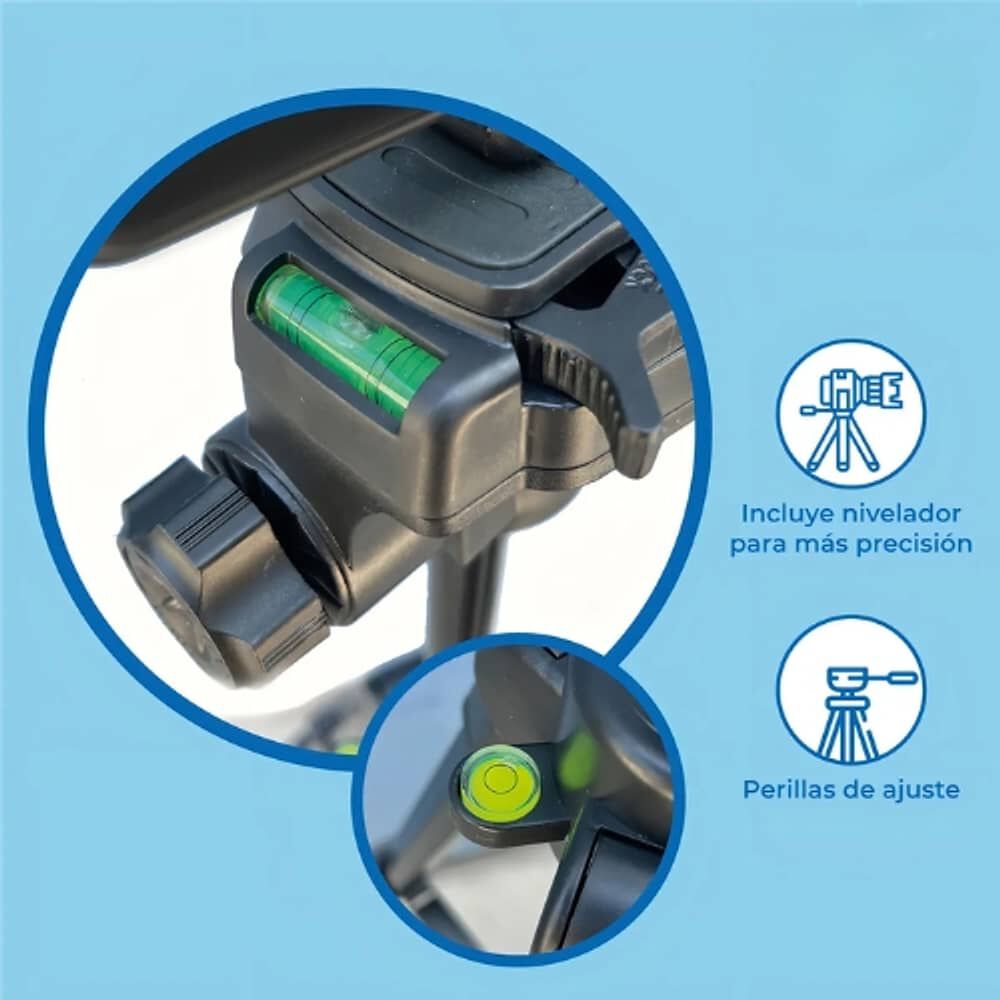 Tr&iacute;pode Estabilizador Soporte Portatil Para Camara Telefono image number 1.0