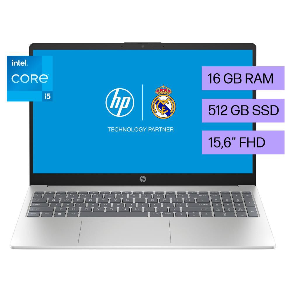 Notebook 15,6" HP 15-FD0059LA / Intel Core I5 / 16 GB RAM / 512 GB SSD image number 0.0