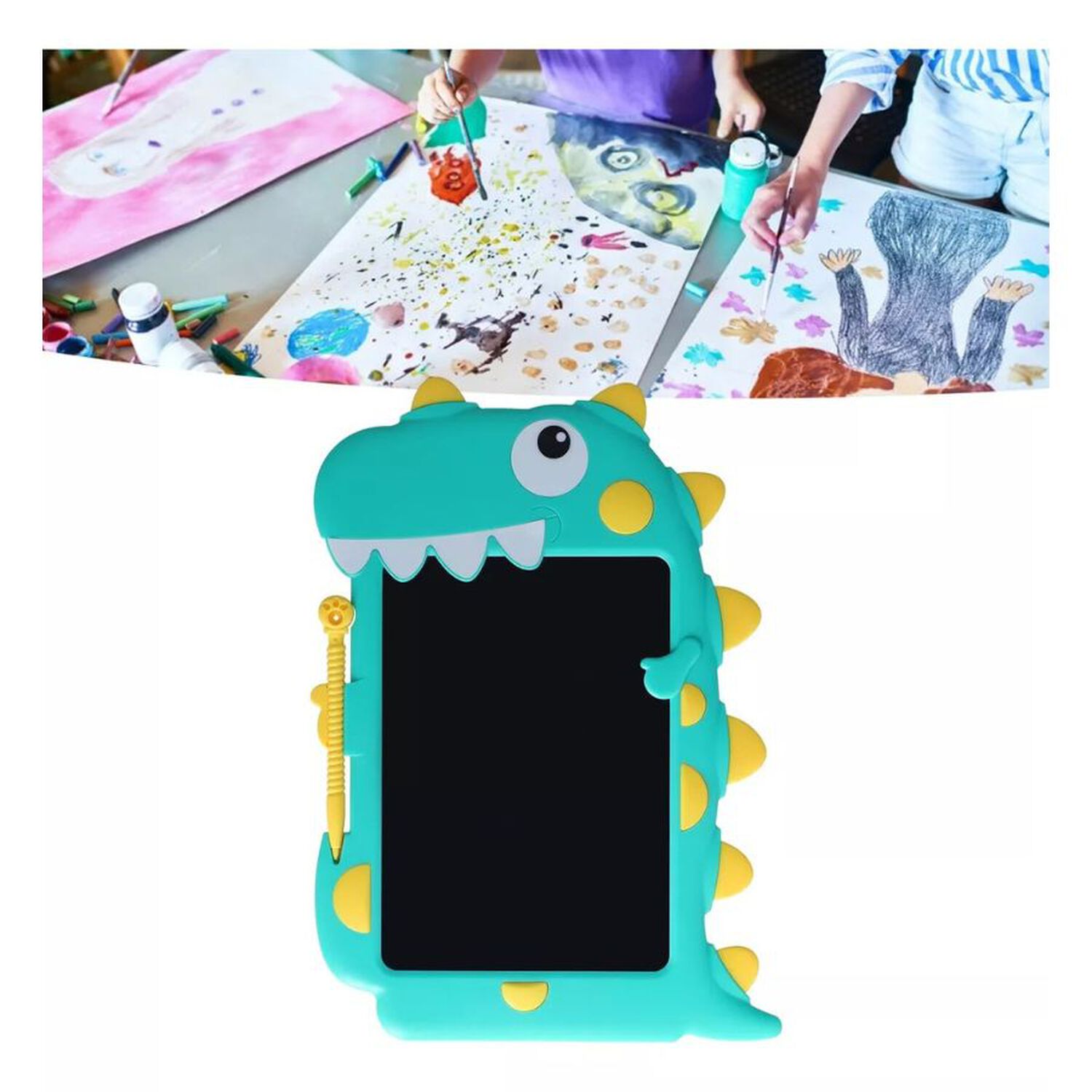 Tableta De Escritura Lcd Dinosaurio Pizarra Para Ni&ntilde;os image number 2.0