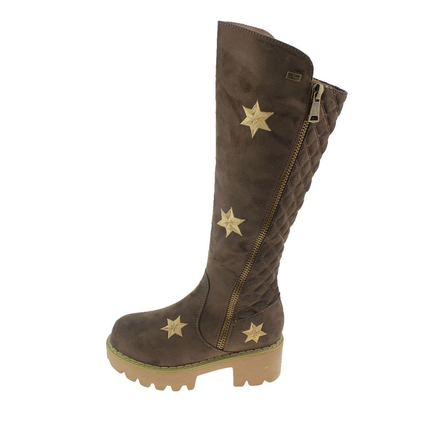 Bota Ni&ntilde;a Bordada Taupe Via Franca Art. Ni815-1 / Via Franca image number 2.0