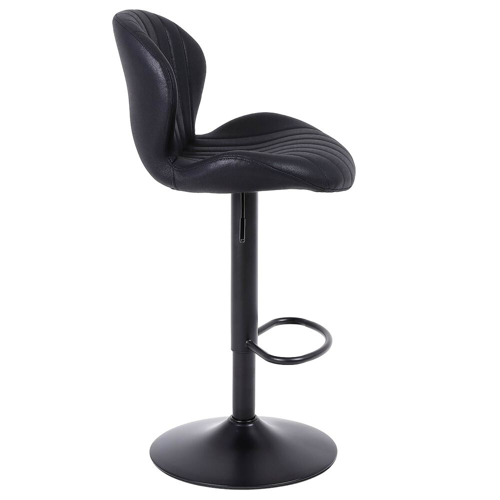 Pack 2 Pisos De Bar Lounge Con Respaldo Y Reposapi&eacute;s Negro image number 2.0