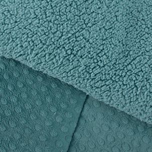 Plum&oacute;n Sherpa Mashini Corduroy Coral / 2 Plazas
