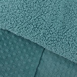 Plum&oacute;n Sherpa Mashini Corduroy Coral / 2 Plazas