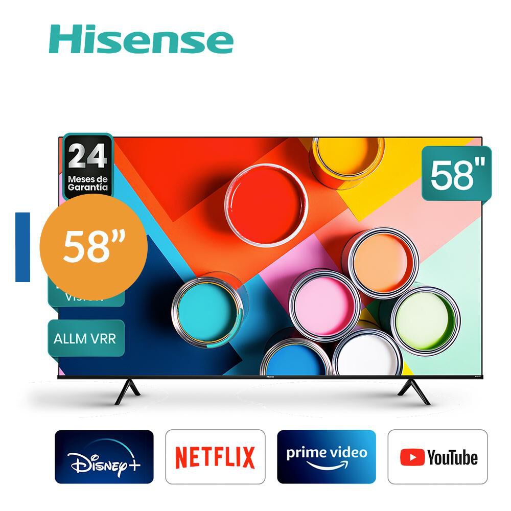 Led 58" Hisense 58A6H / Ultra HD 4K / Smart TV image number 0.0