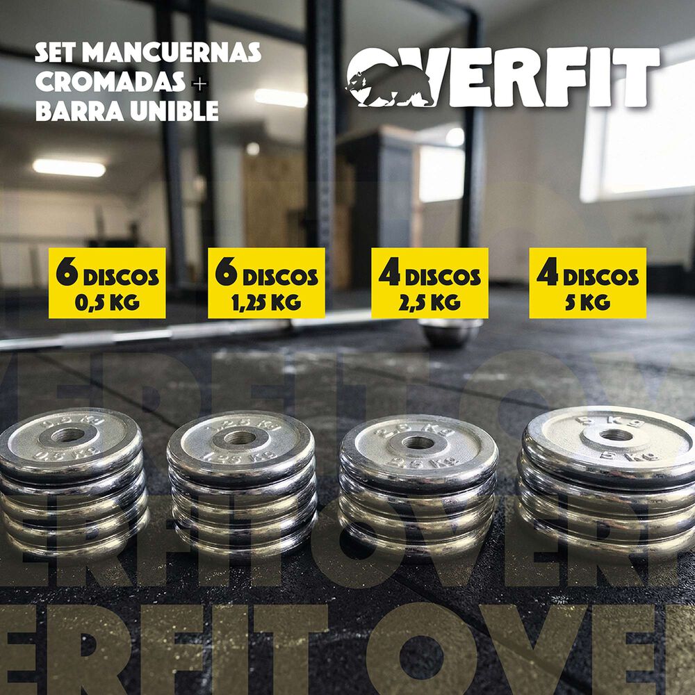 Set Mancuernas 50kg Fitness Pesas Peso Regulable image number 2.0