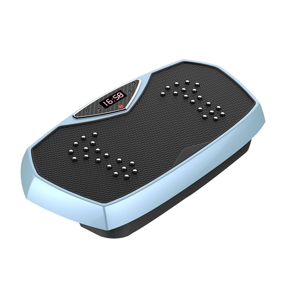 Plataforma Vibratoria Pro Con Pantalla Led Celeste image number 0.0