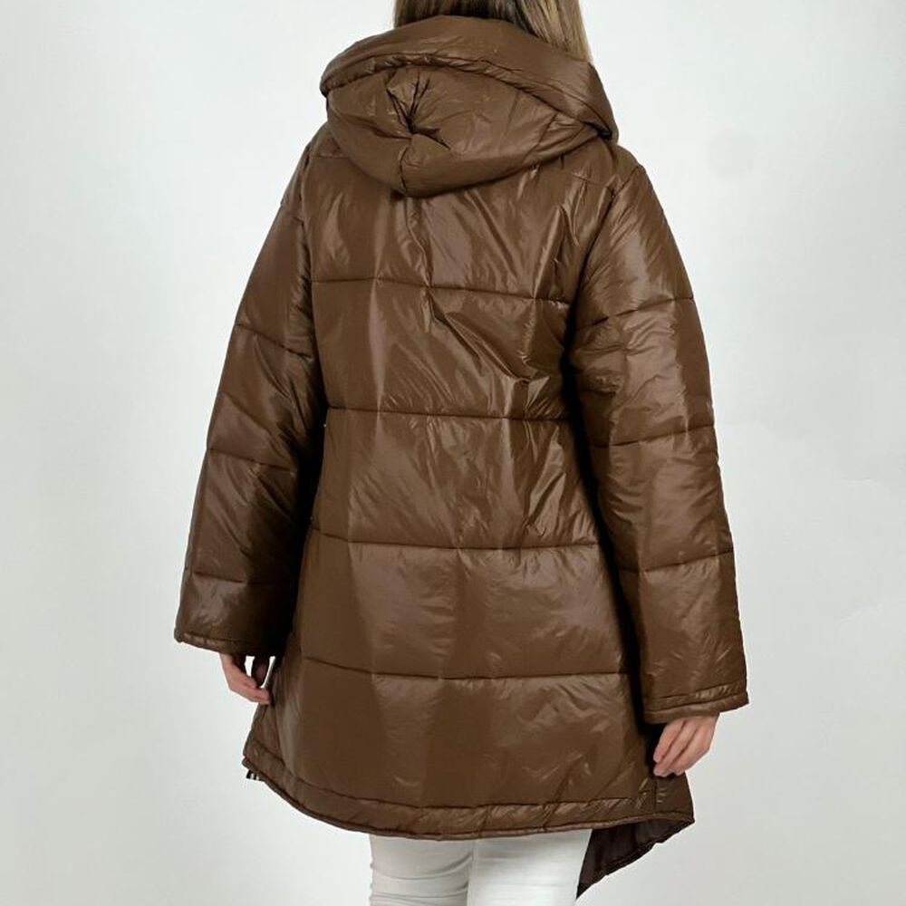 Parka Italiana Cruzada Con Amarre image number 9.0